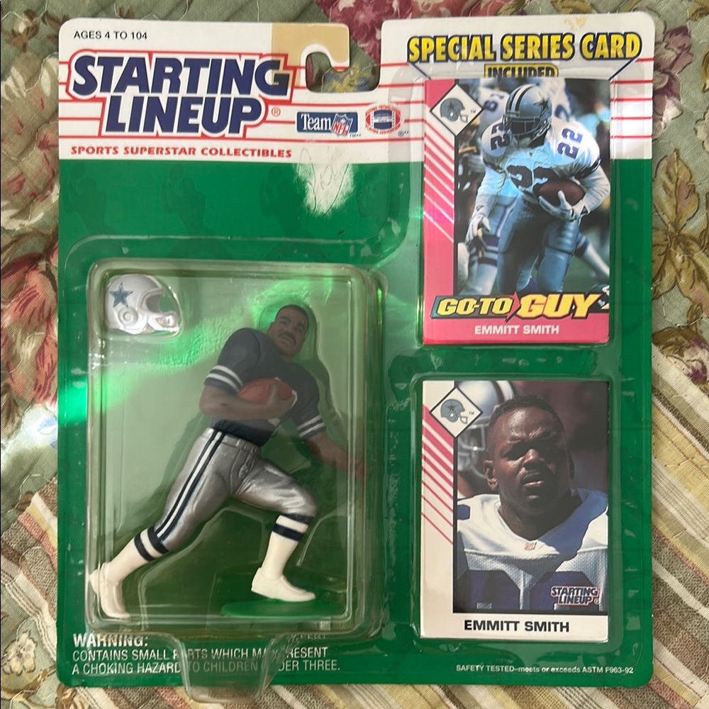 Starting Lineup Emmitt Smith Figure with Card